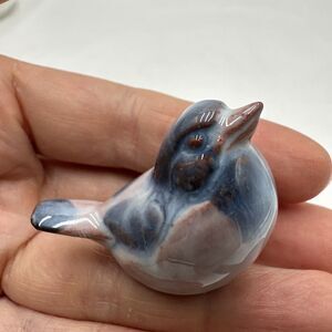 Dissing Keramik Hovedgaard, Denmark Ceramic Bird Figurine Danish Modern Mini
